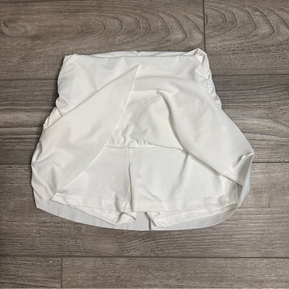 White Women's Skort for athletic wear or everyday - Picture 3 of 5